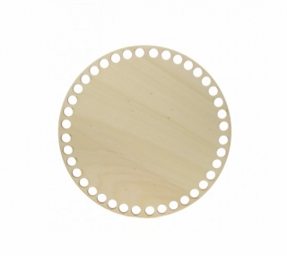 Dřevěné dno kruh - 17 cm (topol)